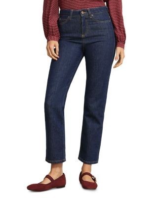 Hobbs London Shea Mid Rise Jeans in Indigo