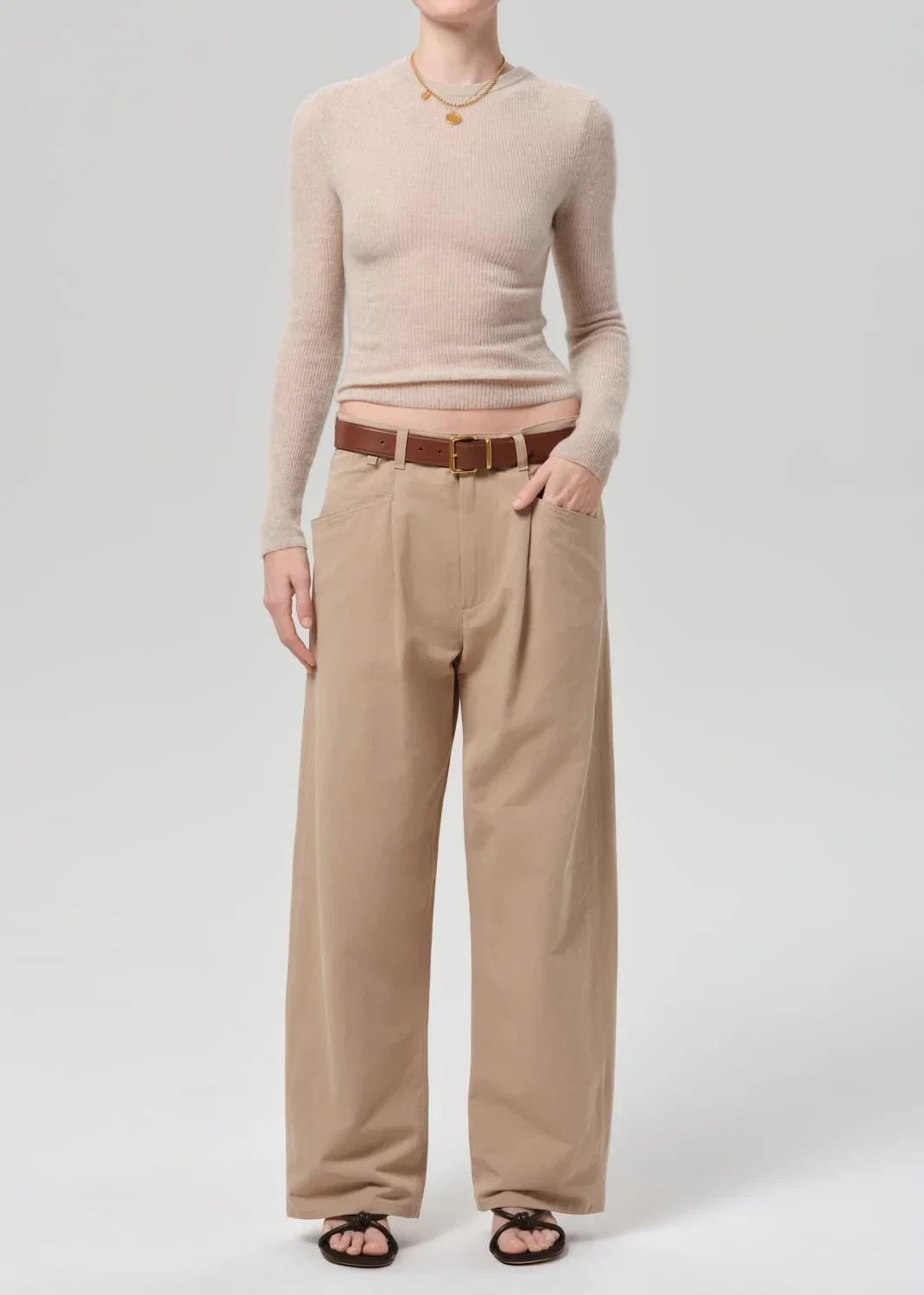 Velha Italian Fine Twill Trouser in Catalina