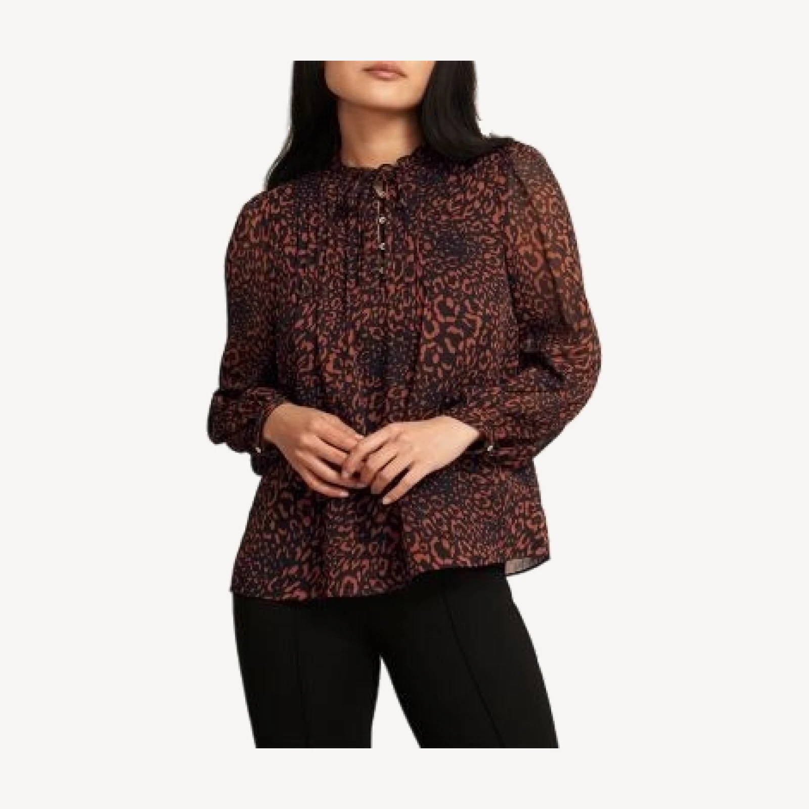 Hobbs London Carolina Ruffled Neck Blouse
