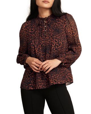 Hobbs London Carolina Ruffled Neck Blouse