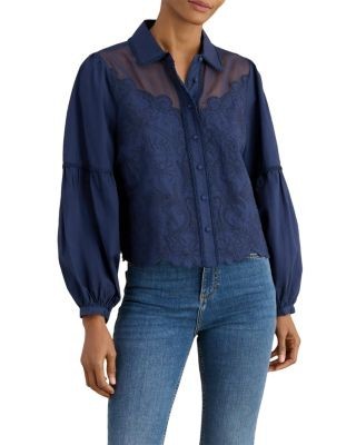 Hobbs London Becky Embroidered Blouse