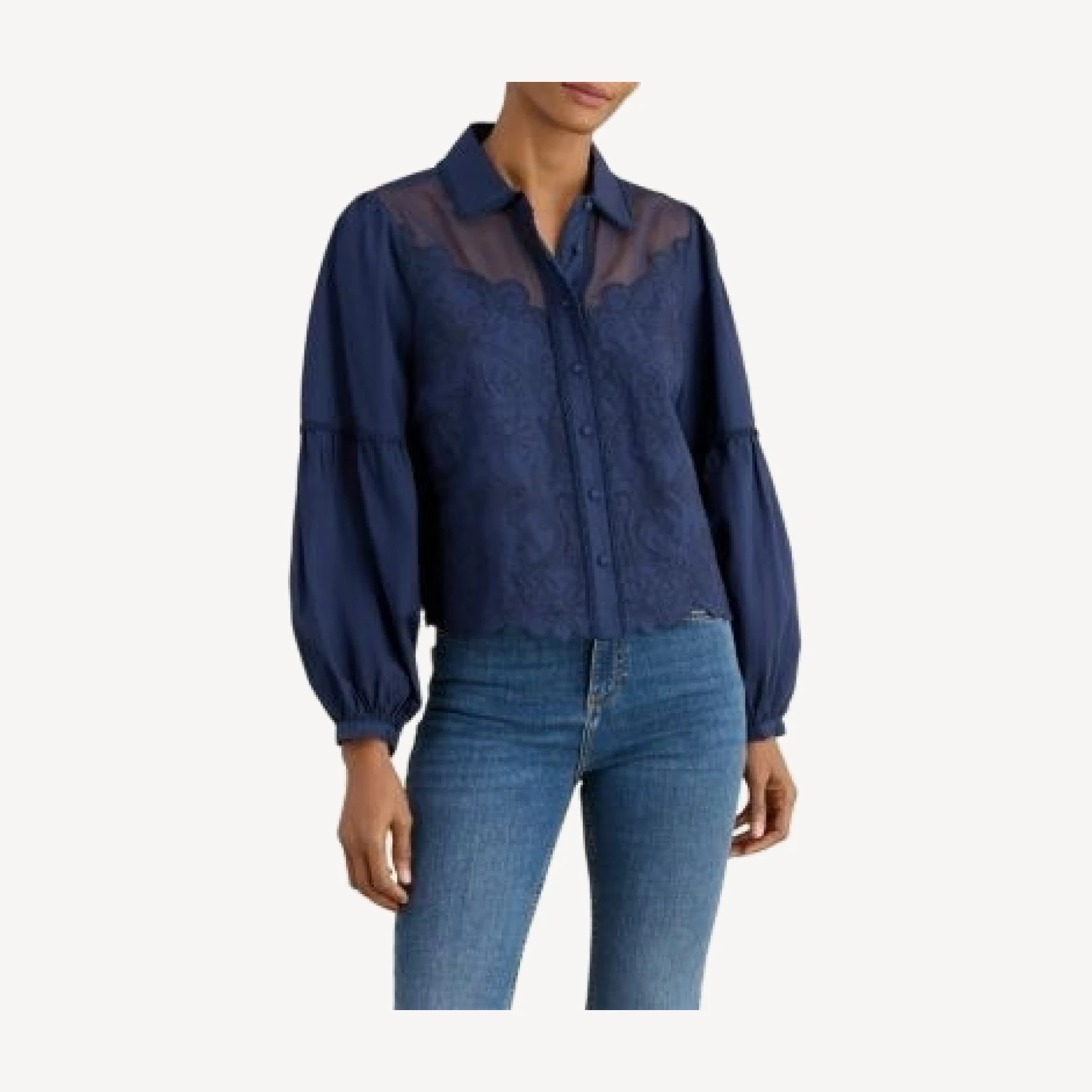 Hobbs London Becky Embroidered Blouse