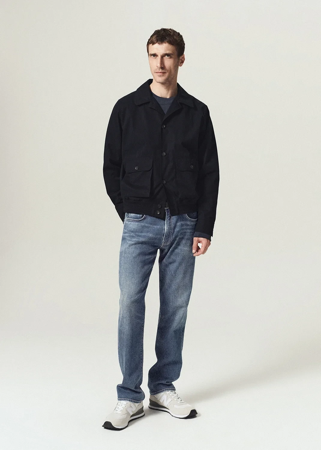 Elijah Straight Premium Vintage in Shadow Blue