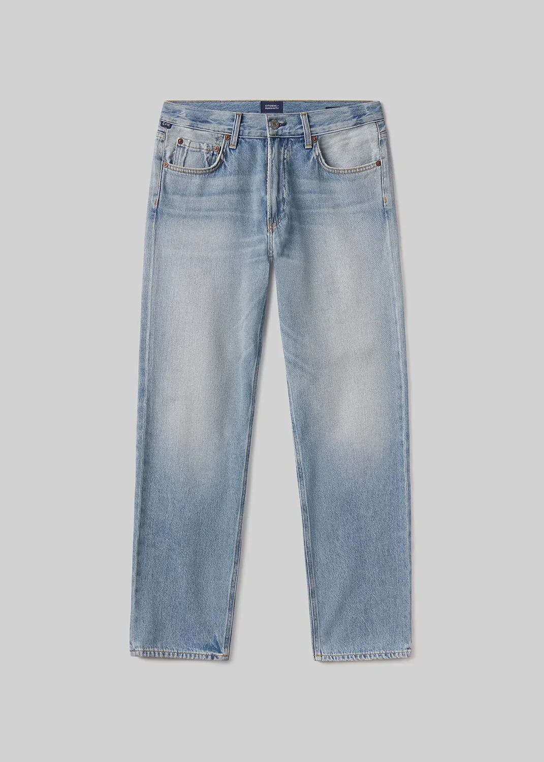 Elijah Straight Premium Vintage in Light Blue