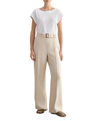 Hobbs London Petite Zainah Linen Pants