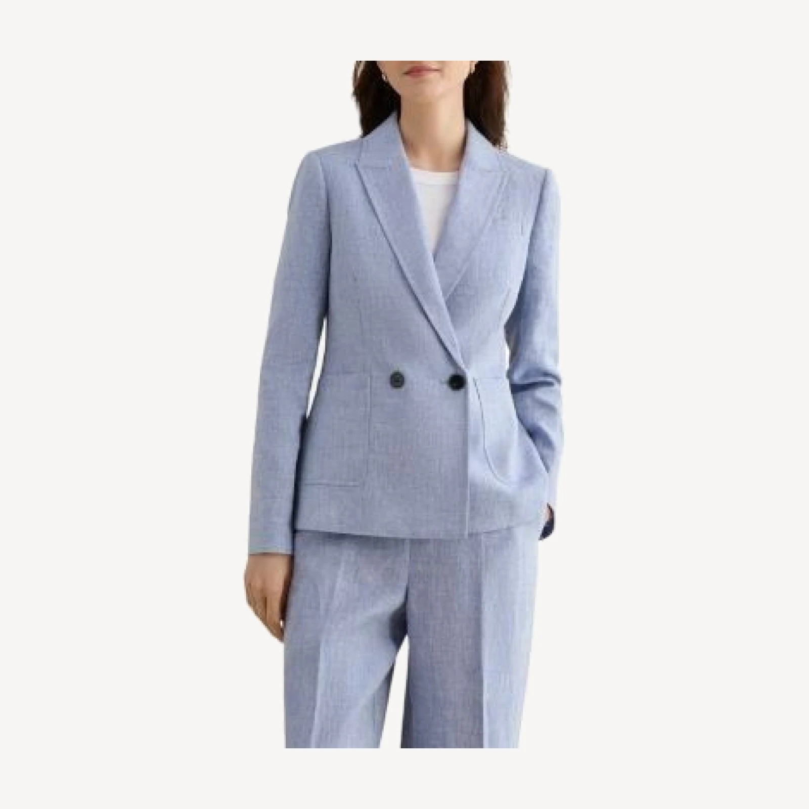 Hobbs London Petite Estella Linen Blazer