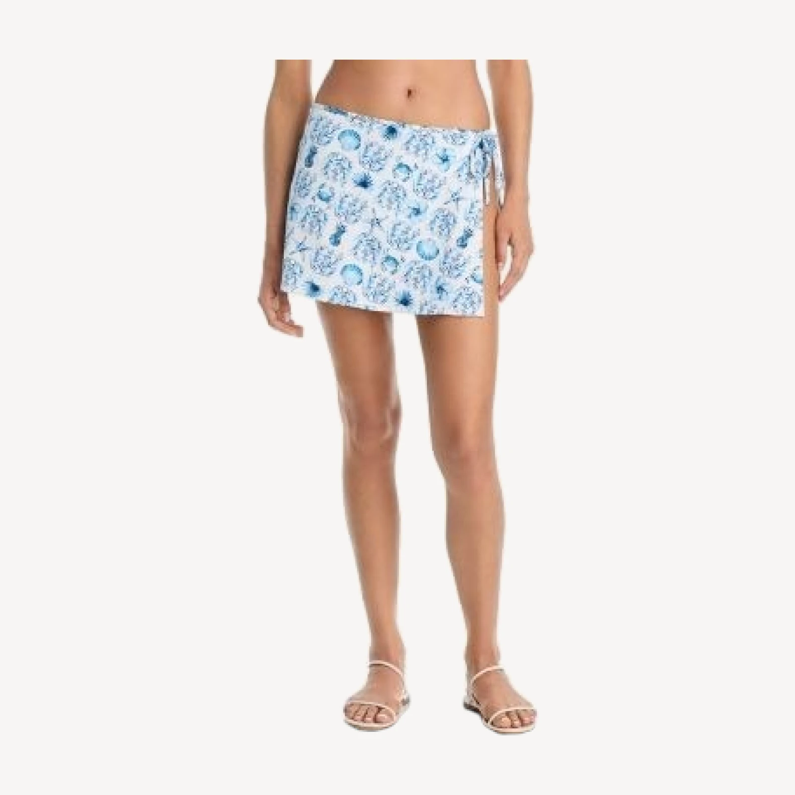 Aqua Swim Side Tie Skirt Swim Cover-Up - Exclusive