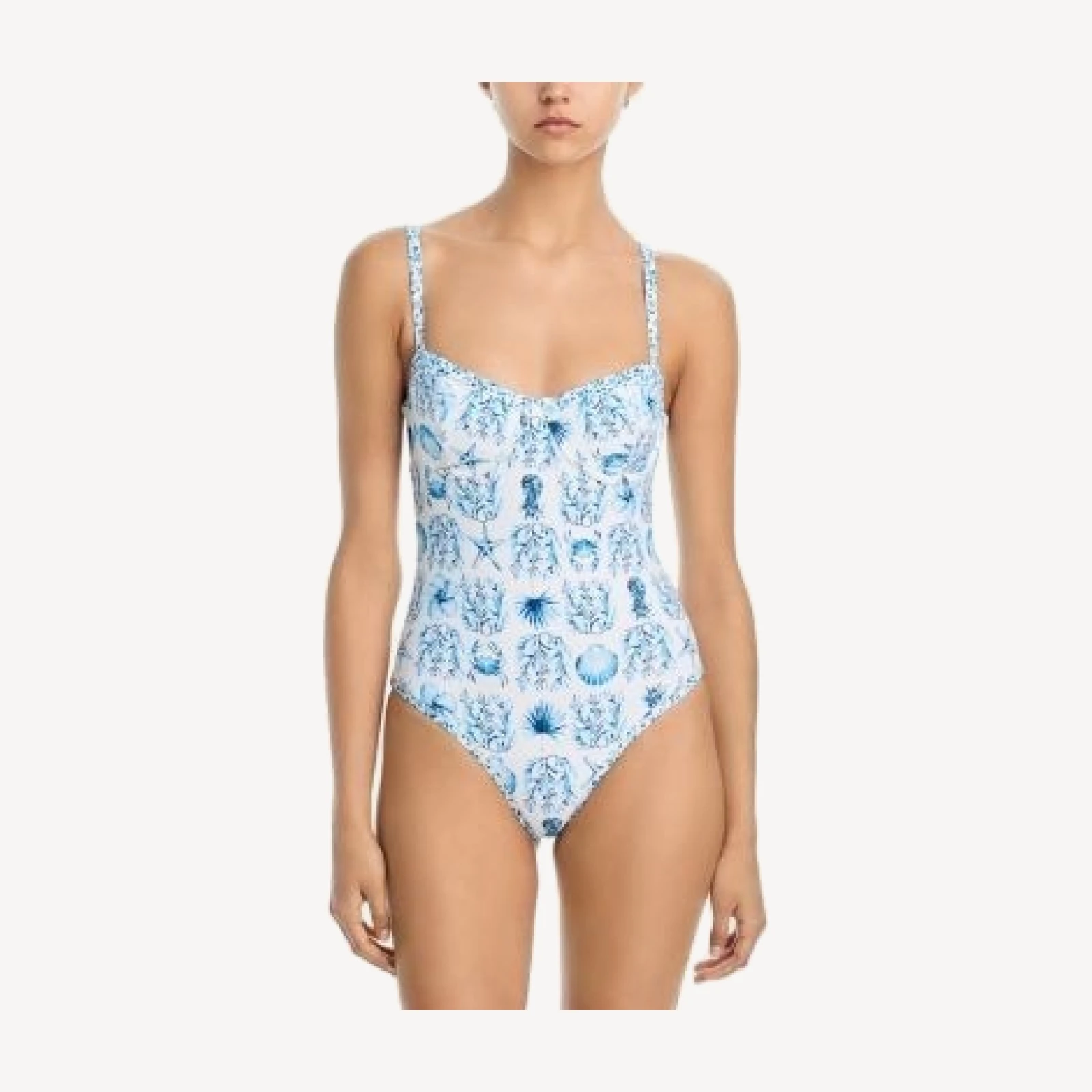 Aqua Swim Underwire One Piece Swimsuit - Exclusive