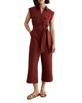 Hobbs London Spencer Linen Jumpsuit
