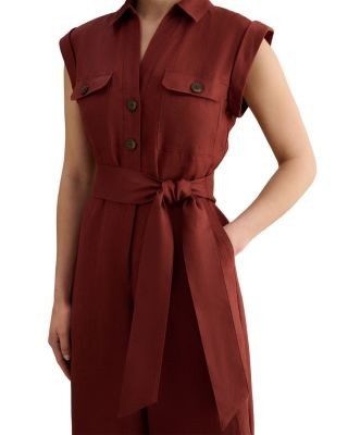 Hobbs London Spencer Linen Jumpsuit