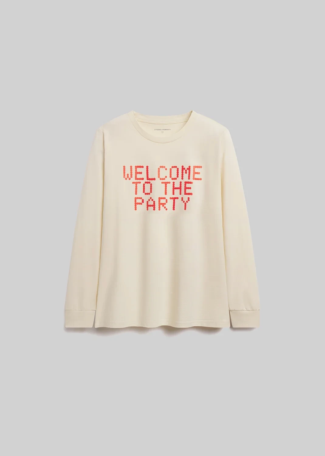 Welcome to the Party for Bay Area Women’s Sports Initiative Long Sleeve Tee in Ecru