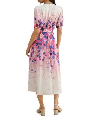 Hobbs London Charlesworth Tie Waist Midi Dress