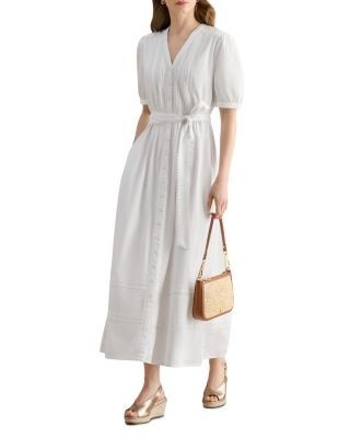 Hobbs London Thandie Button Front Dress