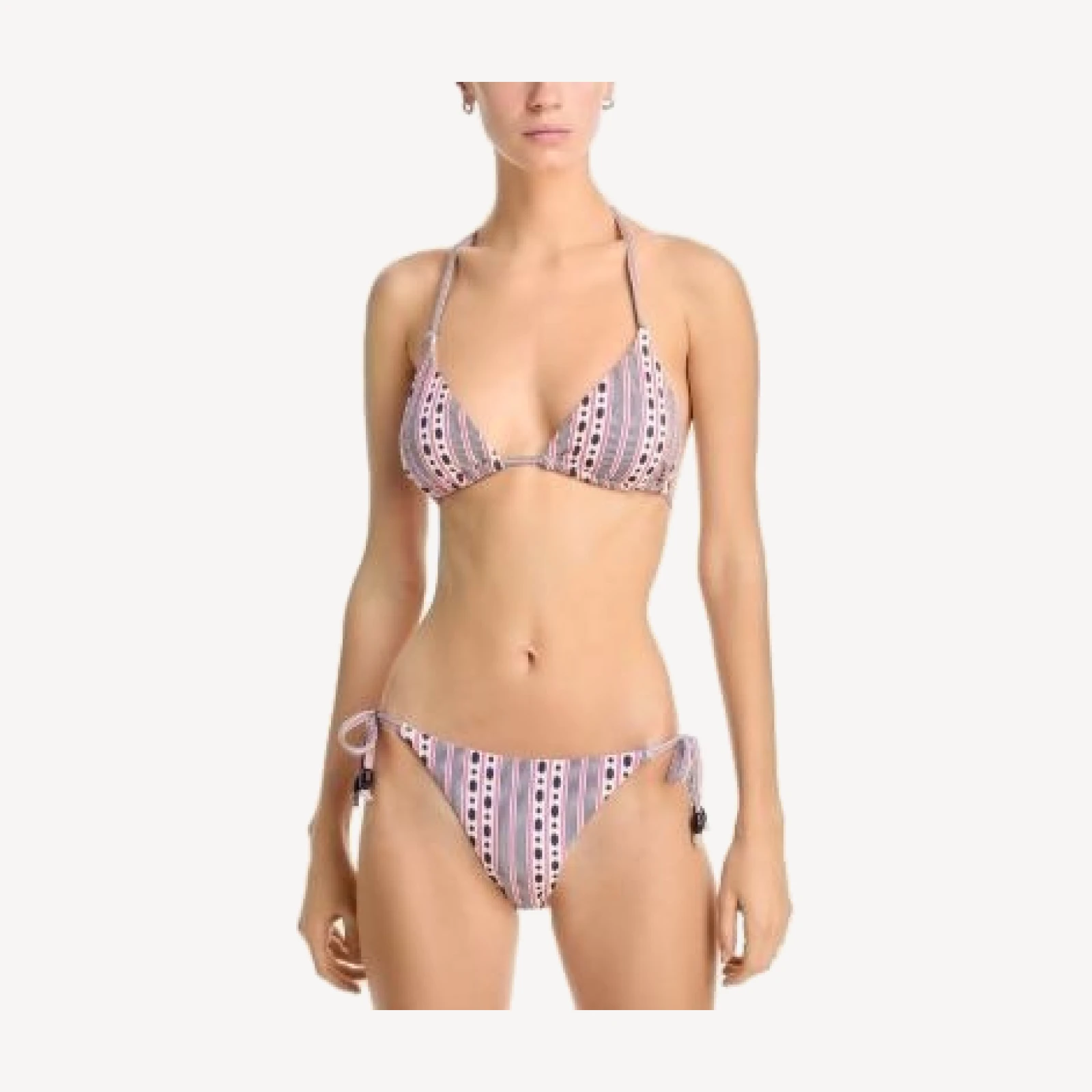 Aqua Swim String Triangle Bikini Top - Exclusive