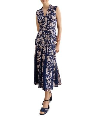 Hobbs London Petites Quin Embroidered Dress