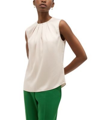 Hobbs London Rosanne Pleated Blouse