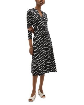 Hobbs London Petite Theodora V Neck Jersey Dress