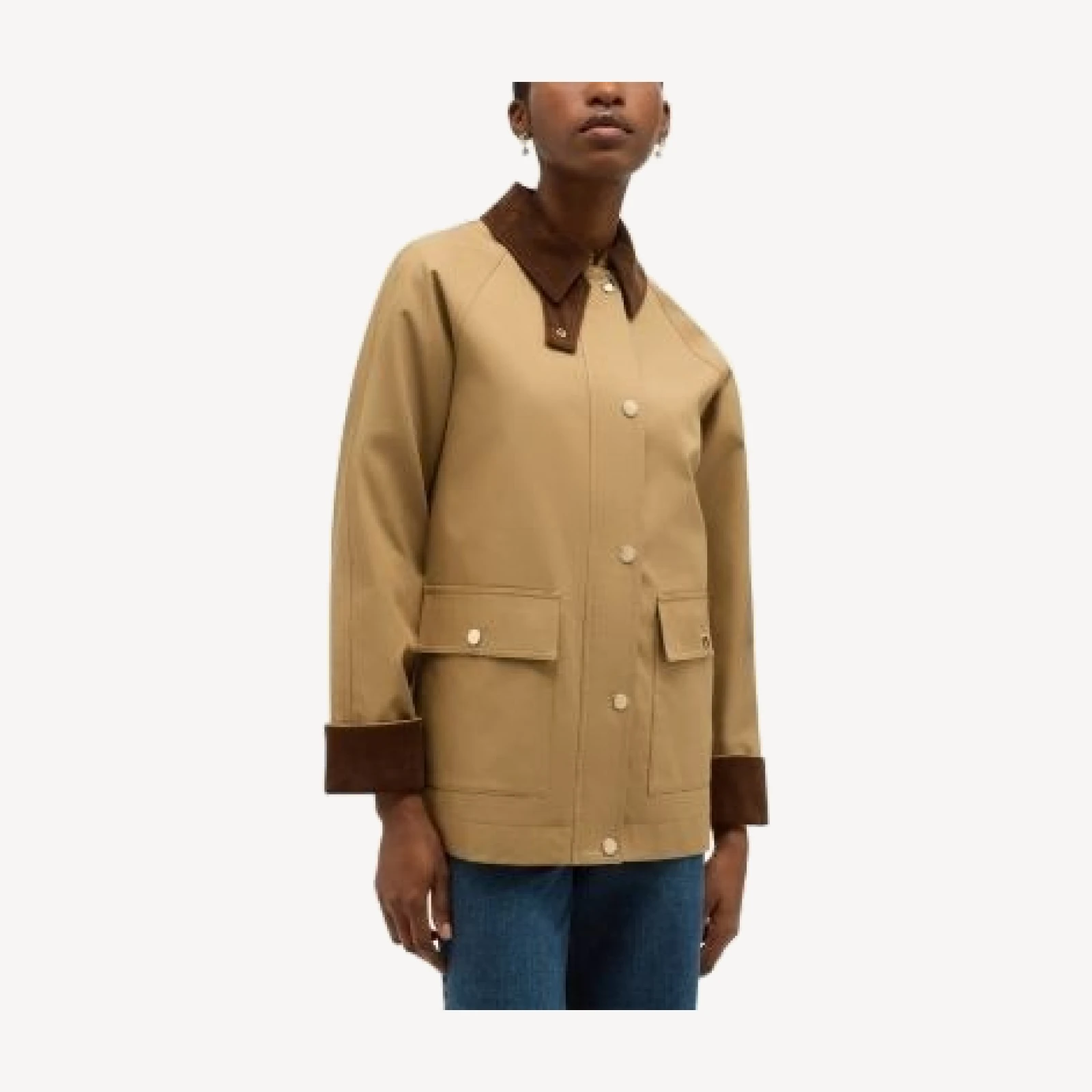 Hobbs London Gabby Cotton Barn Jacket
