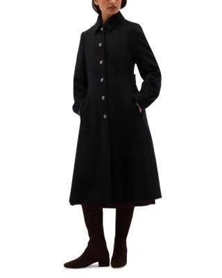 Hobbs London Iona Wool Collared Coat