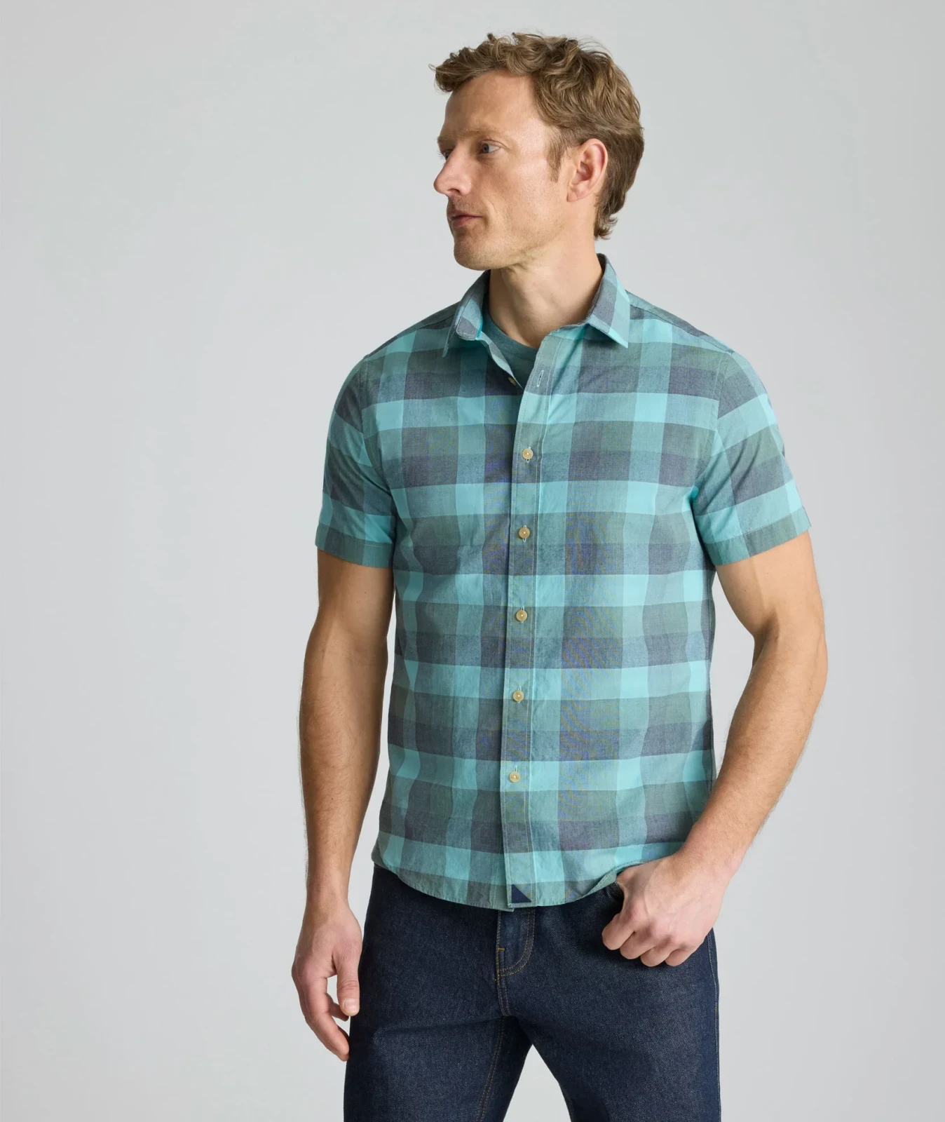 Vintage Wash Short-Sleeve Silverstone Shirt