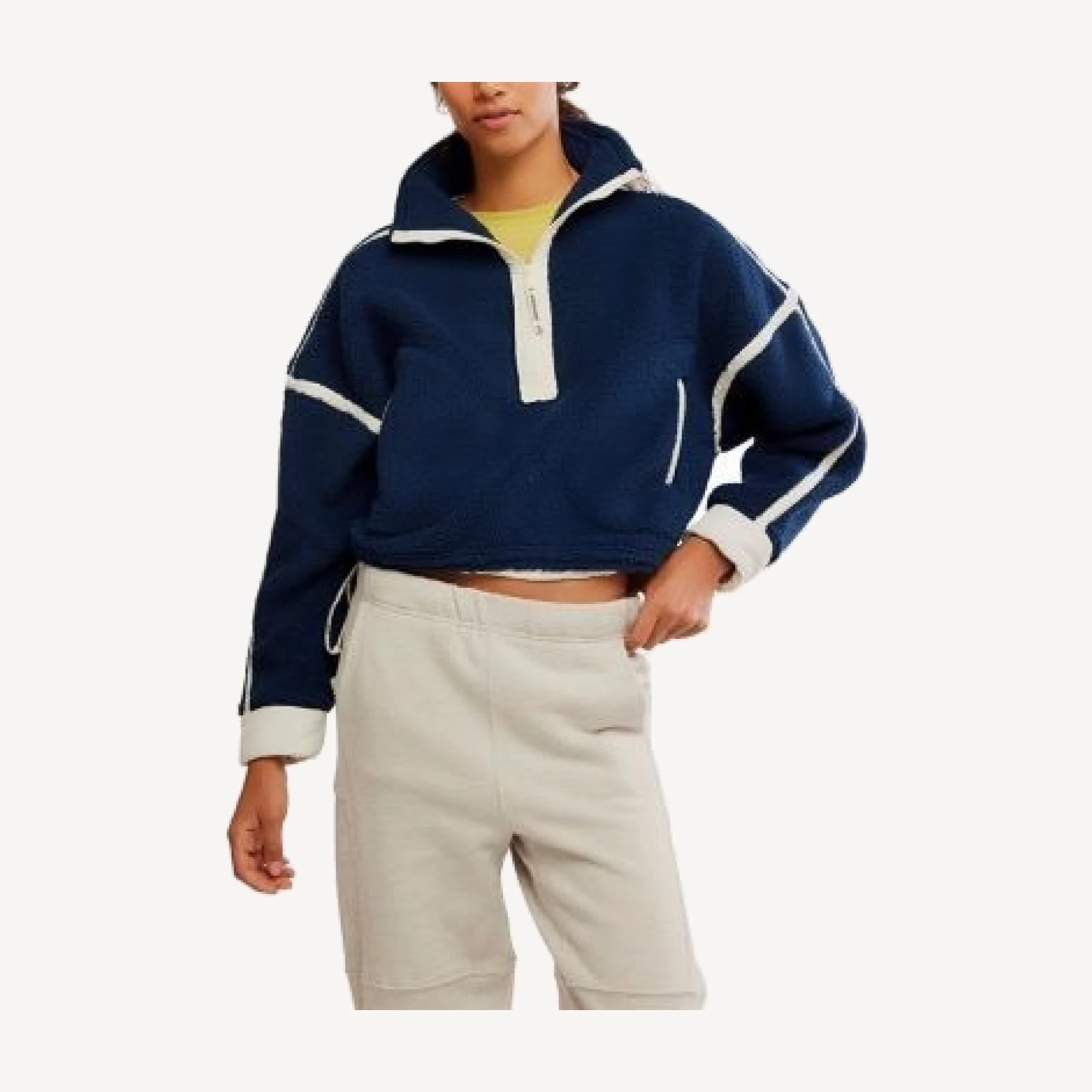 Free People Mountain High Half Zip Pullover