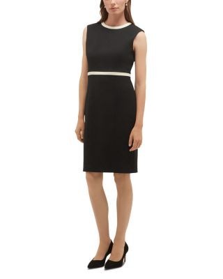 Hobbs London Rosalind Contrast Trim Dress