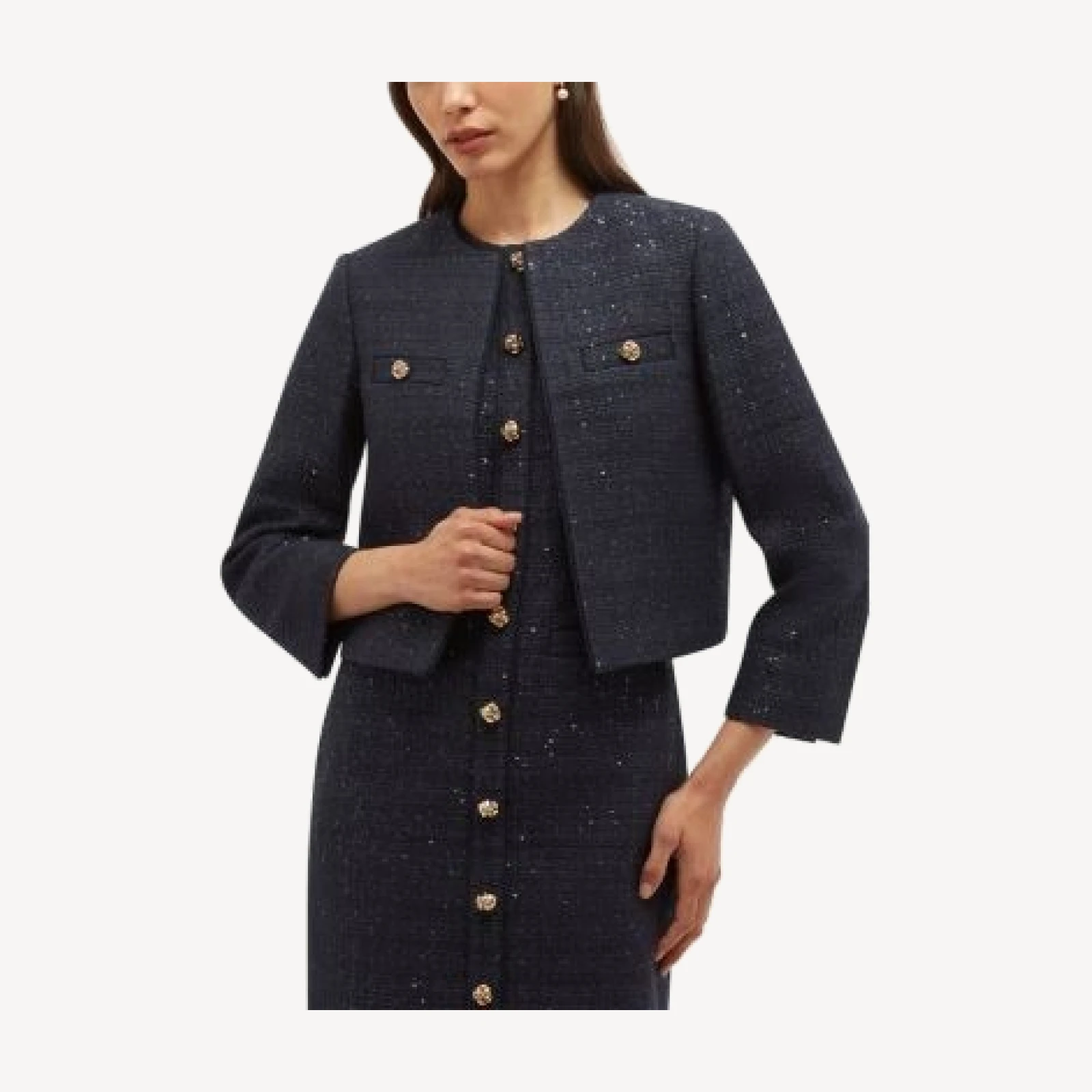 Hobbs London Bria Tweed Jacket