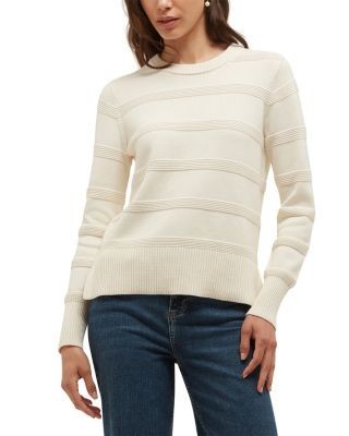 Hobbs London June Textured Stripe Sweater
