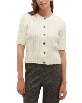 Hobbs London Losie Cable Knit Cardigan