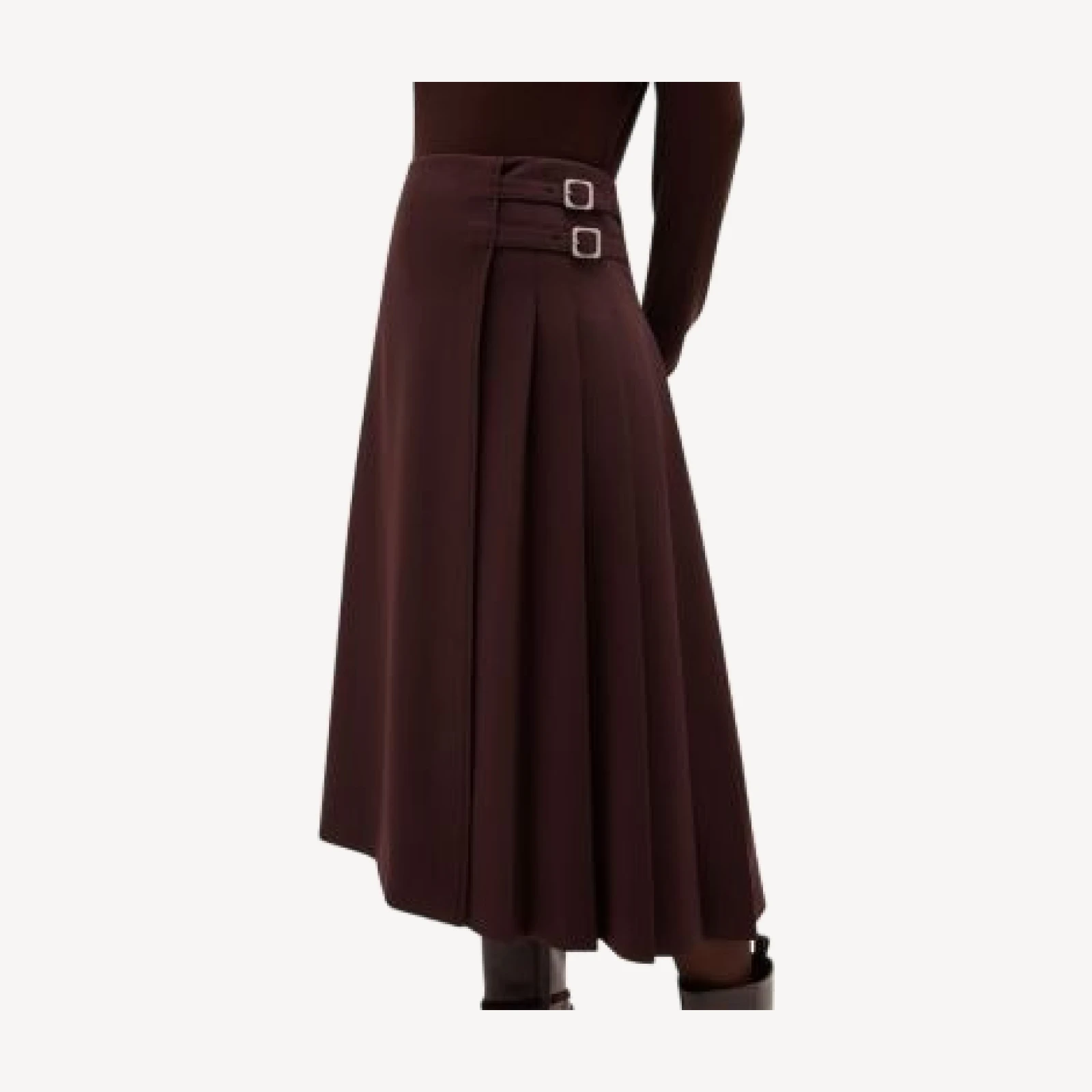 Hobbs London Sutton Pleated Midi Skirt
