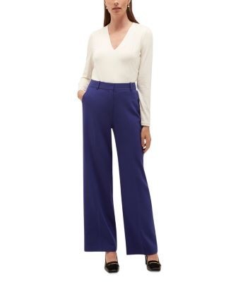 Hobbs London Monroe Wide Leg Trousers
