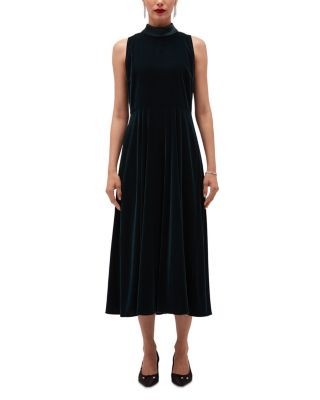 Hobbs London Tallie Velvet Midi Dress