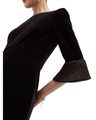 Hobbs London Ashley Velvet Mini Dress