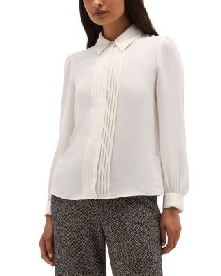 Hobbs London Ramona Pleat Front Shirt