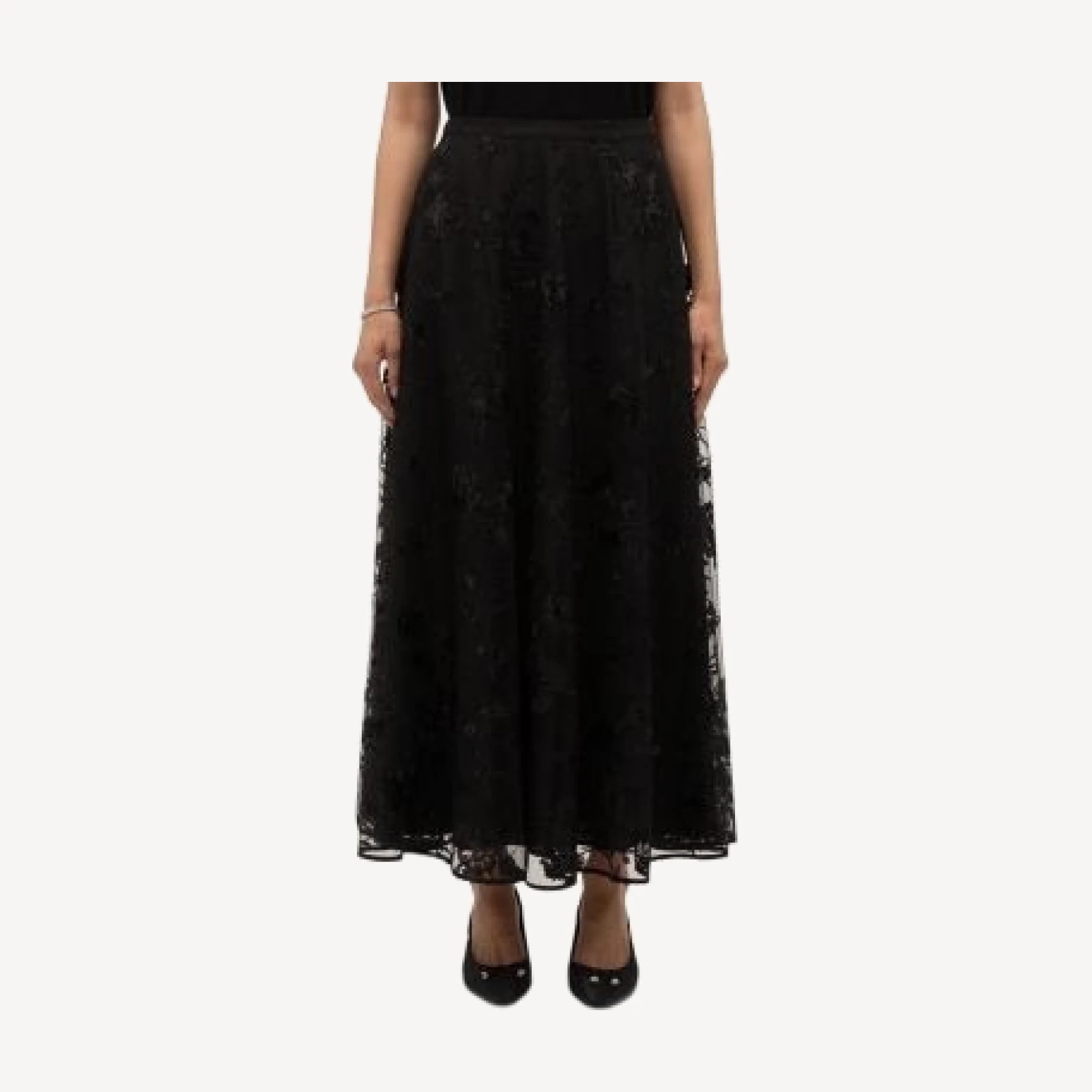 Hobbs London Addlington Sequin Embellished Skirt