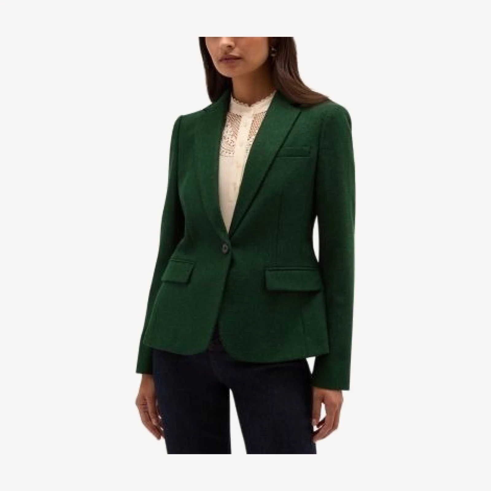 Hobbs London Blake Wool Notched Collar Jacket