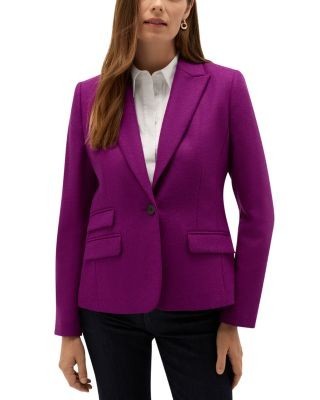 Hobbs London Claire Wool Peak Lapel Jacket