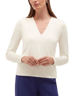 Hobbs London Hannah Shirred Shoulder Top