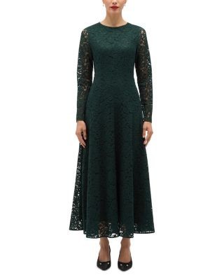 Hobbs London Ashdown Lace Midi Dress