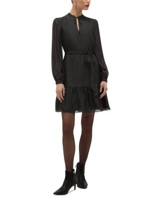 Hobbs London Morena Tie Neck Dress