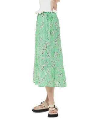Whistles Daisy Meadow Tie Side Skirt