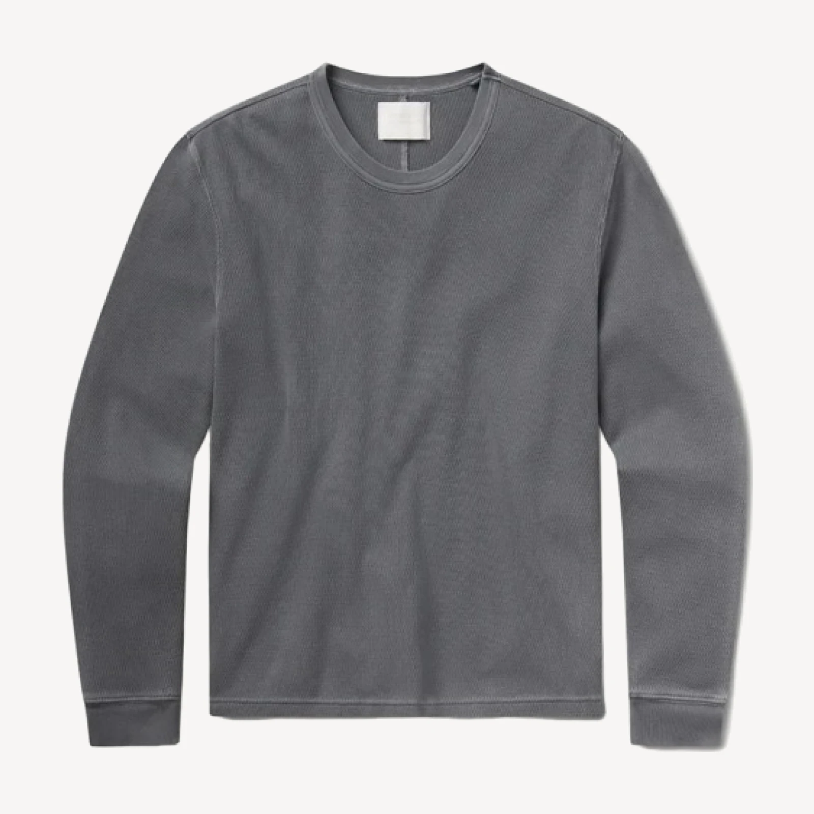 Waffle Crewneck in Slate