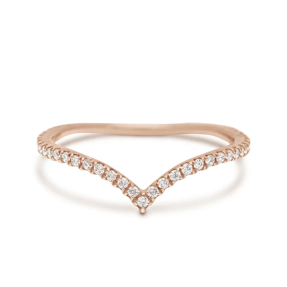 Eleonore Pave Orbit Band (Size 6) - Was $1,750