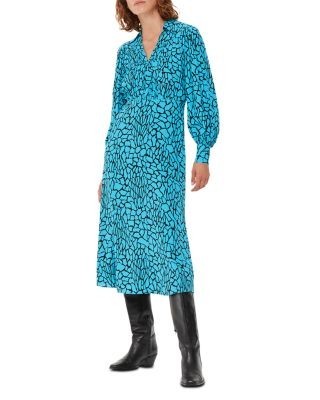 Whistles Terazzo Print Midi Dress