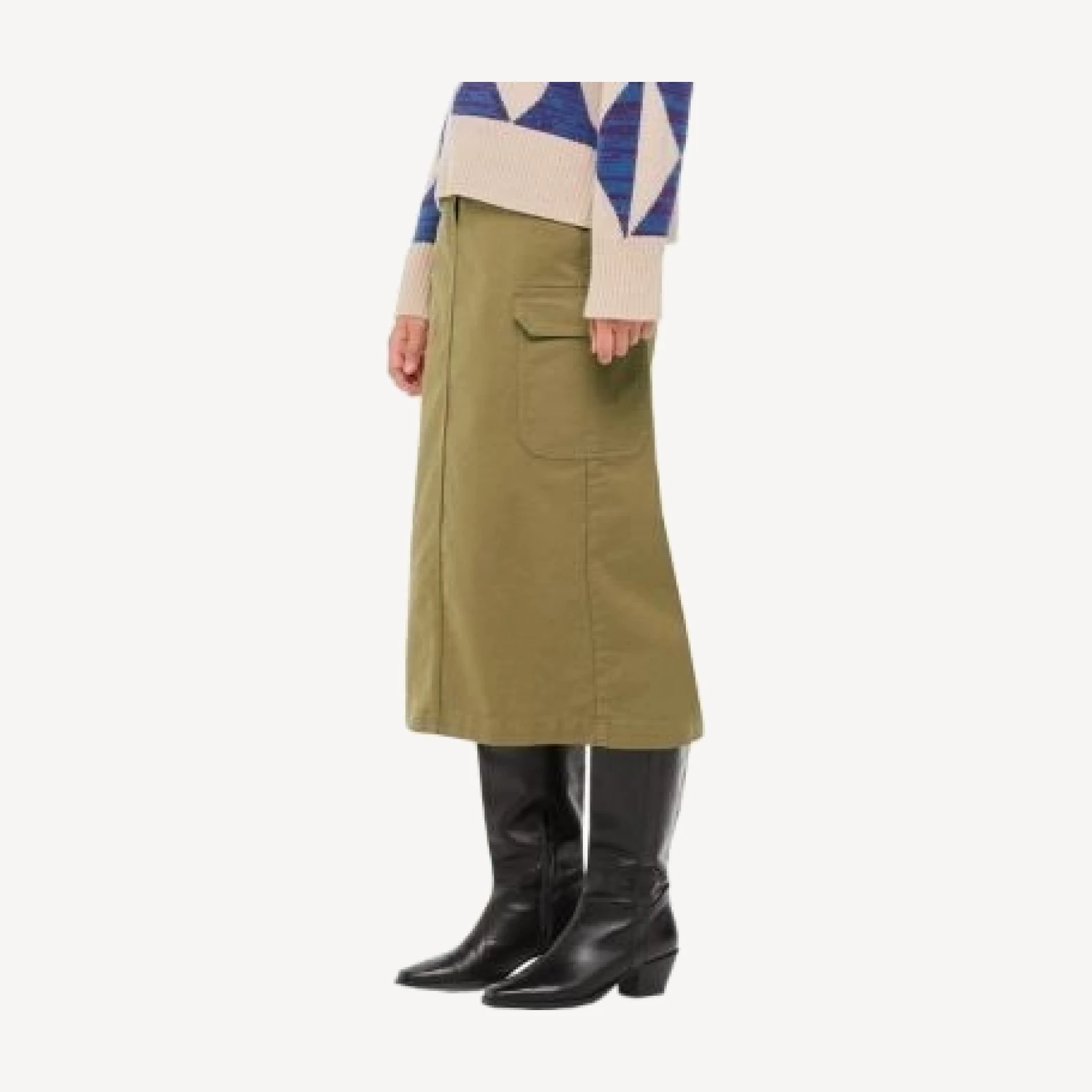 Whistles Tessa Cargo Midi Skirt
