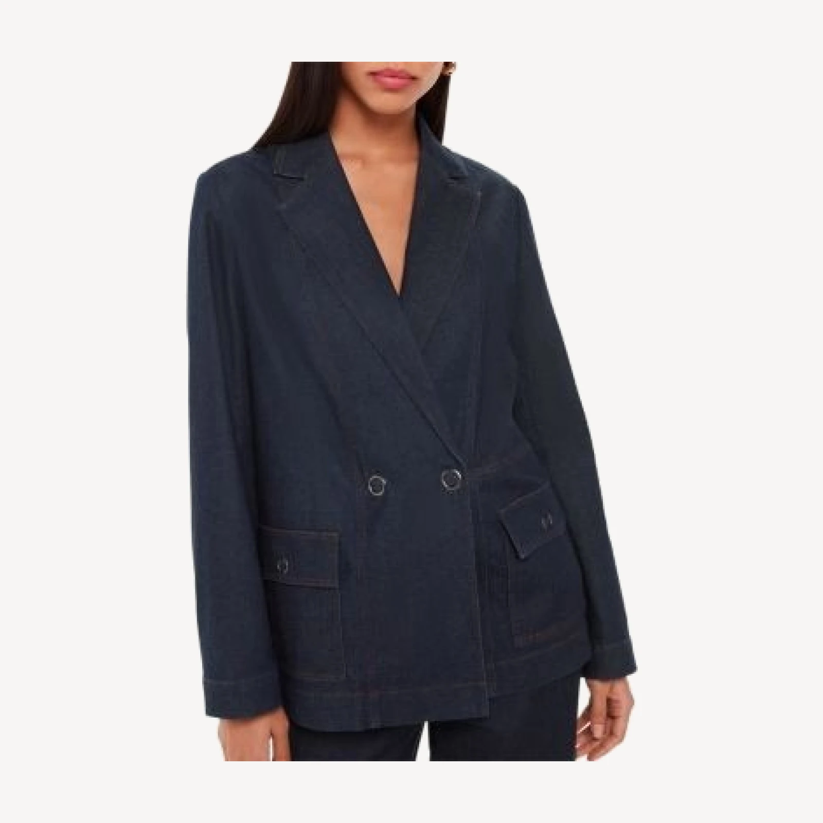 Whistles Joanna Denim Blazer