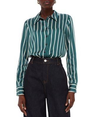 Whistles Alex Striped Shirt