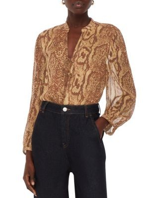 Whistles Serpent Print Shirt
