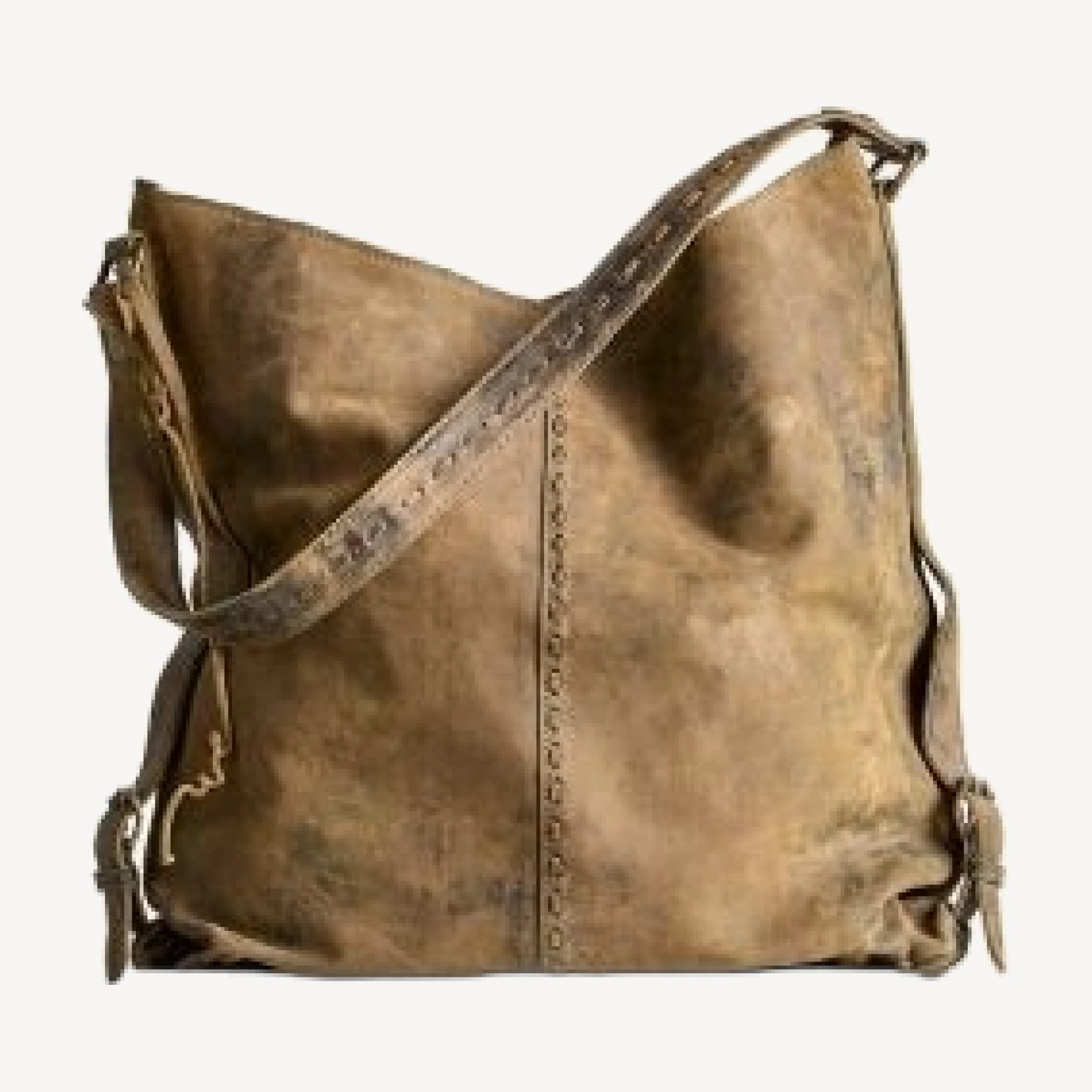 Free People Wtf Dallas Large Distressed Leather Tote Bag
