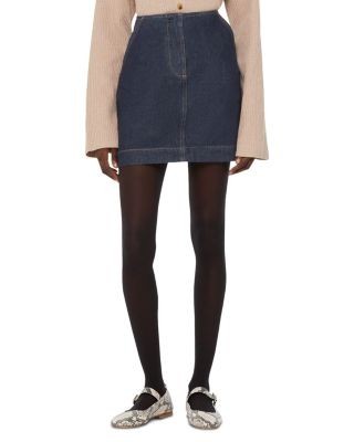 Whistles Denim Mini Skirt